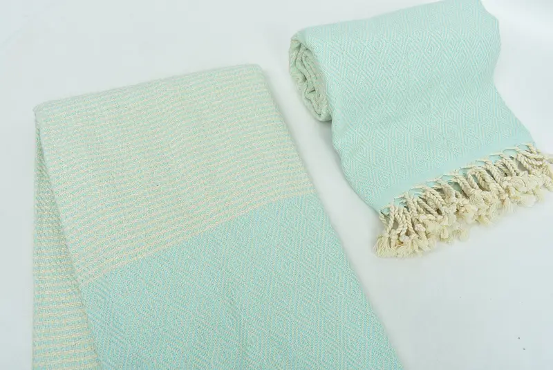 Guest Towel, 70x40 Cotton Diamond Towel, Turkish towel, Girls Weekend Getaways Ideas, Gift For Best Friend, Personalized Beach Towel, Wedding Favors - 7