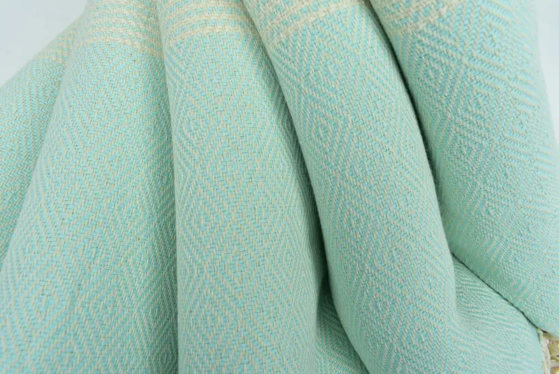 Guest Towel, 70x40 Cotton Diamond Towel, Turkish towel, Girls Weekend Getaways Ideas, Gift For Best Friend, Personalized Beach Towel, Wedding Favors - 5