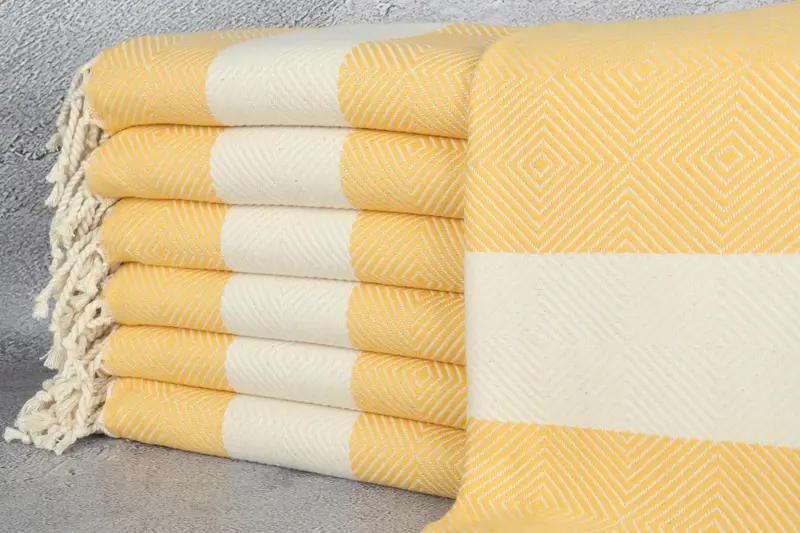 Hammam towel, Towel With Name, Quick-Dry Beach Towel, 80x40 Cotton Diamond Towel, Wedding Gifts Towel, Valentines Day Gift, Turkish Towel Monogram - 1