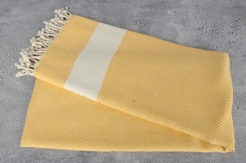 Hammam towel, Towel With Name, Quick-Dry Beach Towel, 80x40 Cotton Diamond Towel, Wedding Gifts Towel, Valentines Day Gift, Turkish Towel Monogram - 6