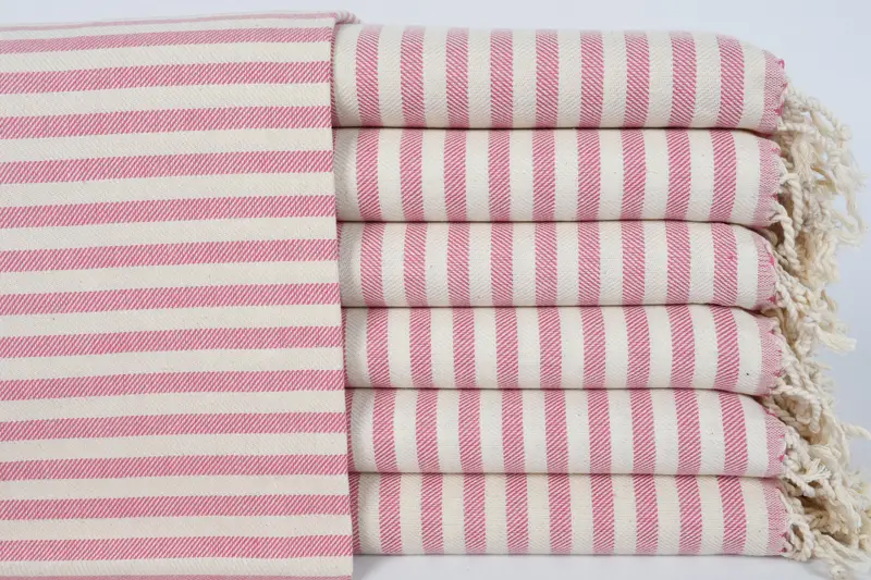 ハンドタオル オーガニックコットン ベージュ 24x40インチ キッチン&ティータオル - 1