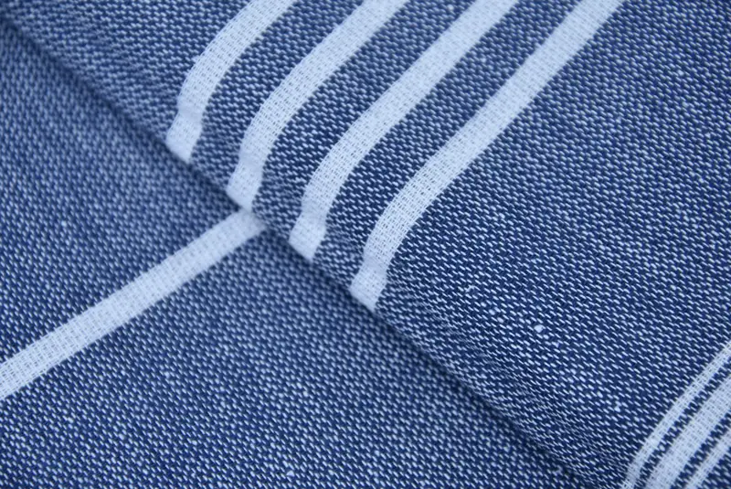 Housewarming Gift, Sand-free towel, Personalized Gift For Him, Sand-resistant towel, Turkish Towel Beach Towel, 76x40 Cotton Striped Towel - 6