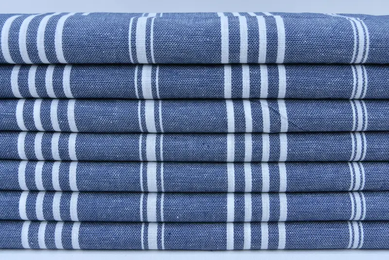 Housewarming Gift, Sand-free towel, Personalized Gift For Him, Sand-resistant towel, Turkish Towel Beach Towel, 76x40 Cotton Striped Towel - 2