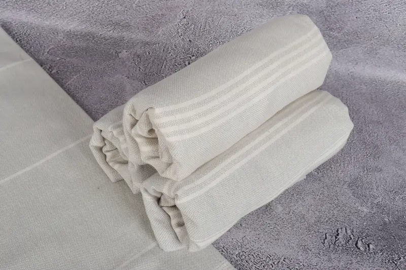 Monogram Turkish Bath Towel, Anniversary Gift For Her, 68x40 Cotton Striped Towel, Absorbent towel, Bachelorette Party Favors, Travel towel - 7