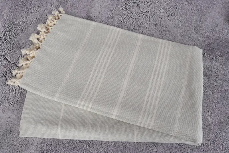 Monogram Turkish Bath Towel, Anniversary Gift For Her, 68x40 Cotton Striped Towel, Absorbent towel, Bachelorette Party Favors, Travel towel - 6