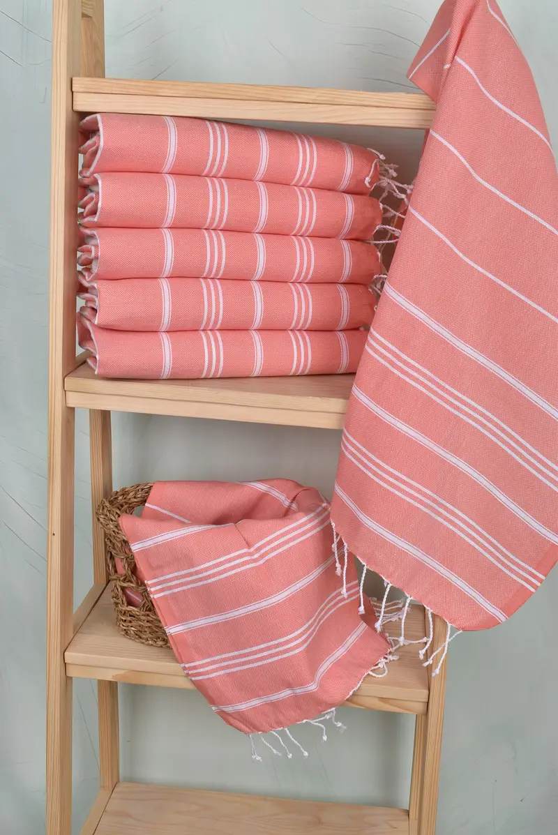 Brautjungfern Geschenktuch, Spahandtuch, benutzerdefiniertes Namen Handtuch, türkisches Geschirrtuch, Monogramm Küchentuch, 40x24 Baumwollstreife Handtuch, Brautjungferngeschenke - 3