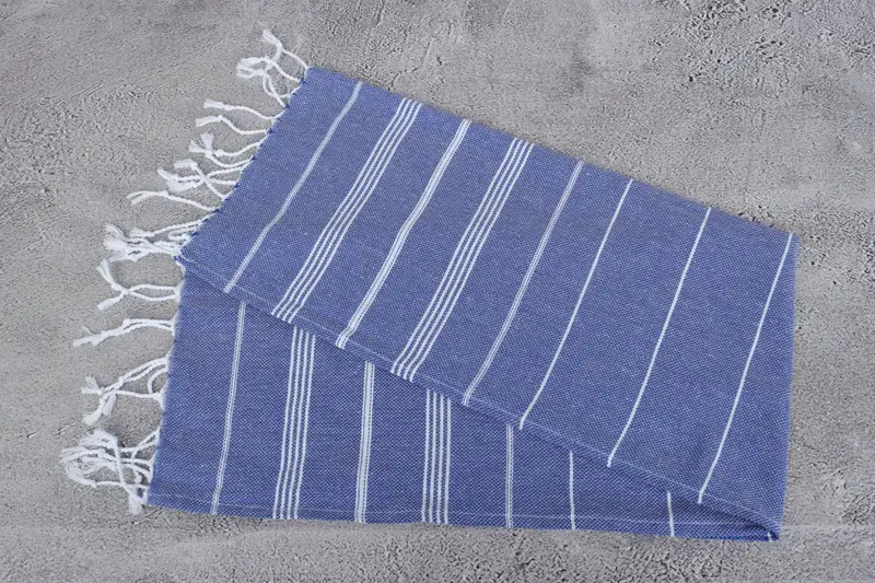 Monogram Kitchen Towel, Monogram Hand Towel, Bridal Shower Gift, 38x18 Cotton Striped Towel, Personalized Hand Towel, Christmas Hand Towel - 6