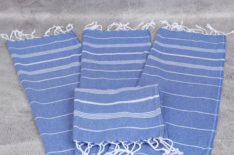 Monogram Kitchen Towel, Monogram Hand Towel, Bridal Shower Gift, 38x18 Cotton Striped Towel, Personalized Hand Towel, Christmas Hand Towel - 4