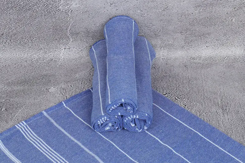 Monogram Kitchen Towel, Monogram Hand Towel, Bridal Shower Gift, 38x18 Cotton Striped Towel, Personalized Hand Towel, Christmas Hand Towel - 7