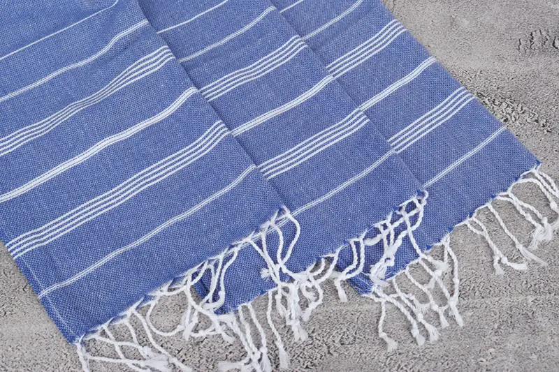 Monogram Kitchen Towel, Monogram Hand Towel, Bridal Shower Gift, 38x18 Cotton Striped Towel, Personalized Hand Towel, Christmas Hand Towel - 5