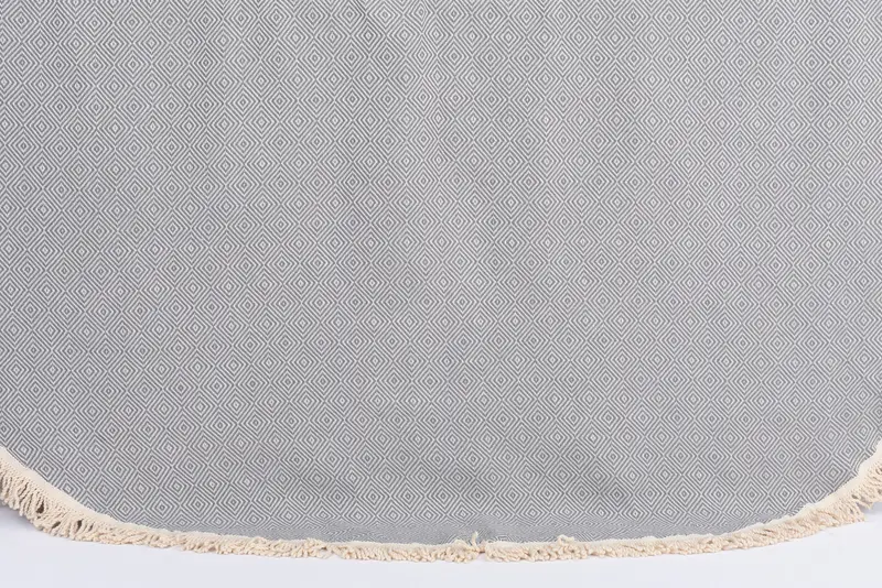 Custom Beach Towel, Gift Towel, Bridal Shower Gift, Bachelorette Gifts, 64x64 Cotton Round Diamond Towel, Travel Towel, Beach Towel Personalized - 8