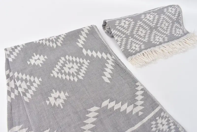 40x18 Cotton Kilim Towel, Gift Boxes Tea Towels, Boyfriend Gift, Travel Towel, Bridal Shower Gift, Kitchen Towel, Custom Hand Towel, Wedding Favors - 7