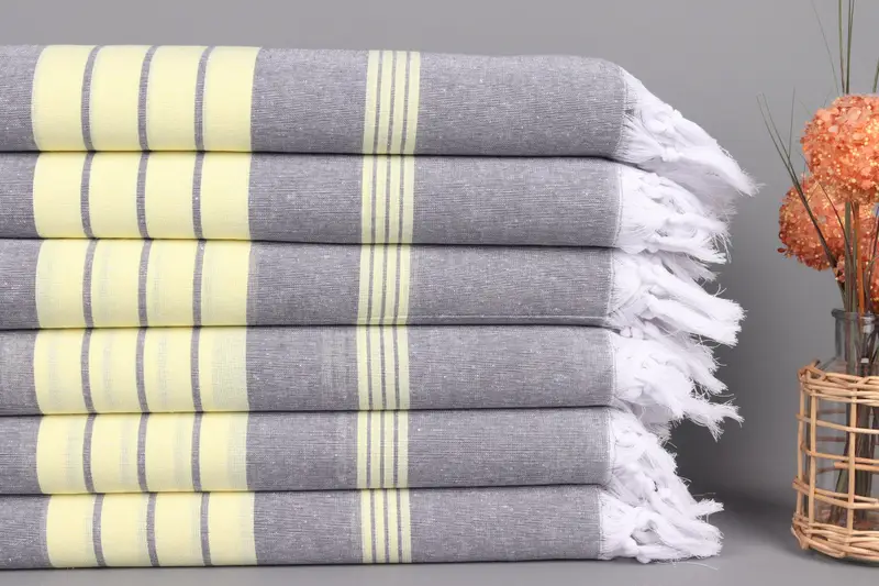 Gift For Coworker, Best Friend Gift, Spa Towel, Best Beach Towel, Bachelor Bachelorette Party Favors, 68x36 Cotton Striped Towel, Travel Towel - 2