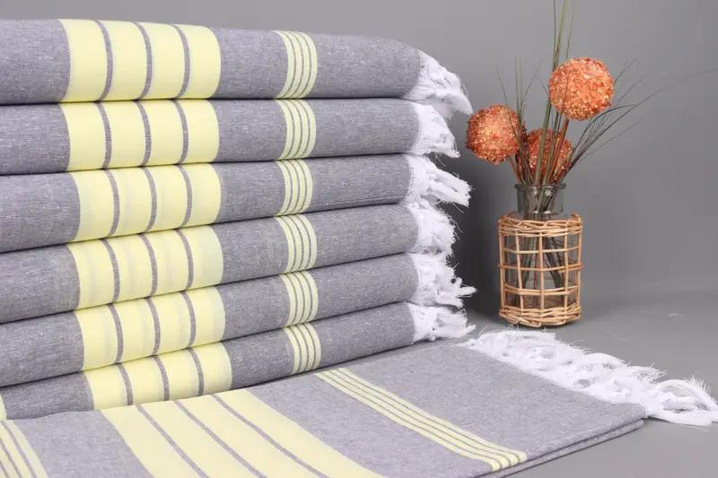 Gift For Coworker, Best Friend Gift, Spa Towel, Best Beach Towel, Bachelor Bachelorette Party Favors, 68x36 Cotton Striped Towel, Travel Towel - 1
