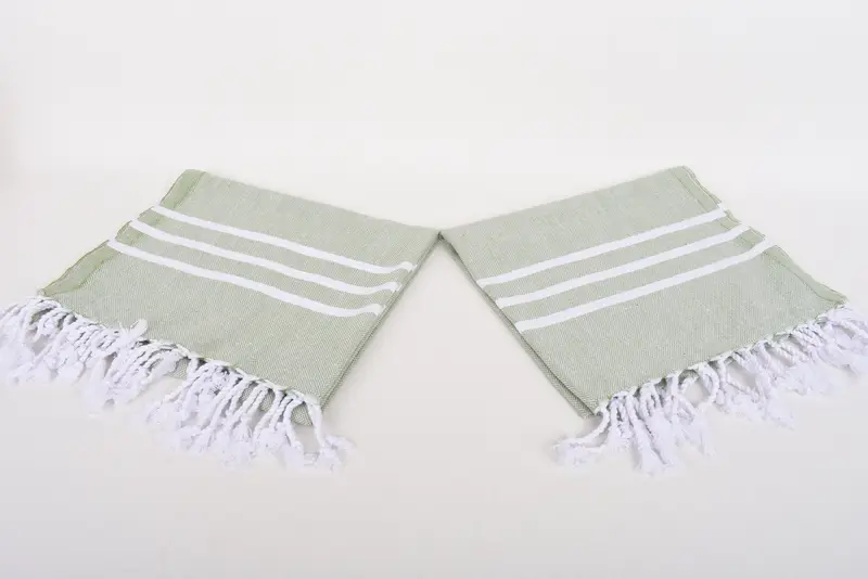Monogram Hand Towel, Bathroom Towels, Bridal Shower Gifts, Spooky Bachelorette Party Gifts, 40x20 Cotton Striped Towel, Bridesmaid Gifts, Spa Towel - 6