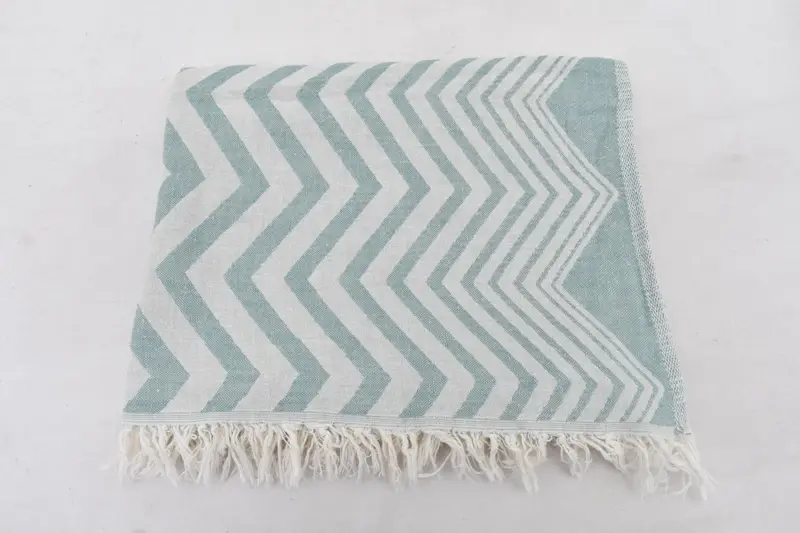 40x24 Cotton Zigzag Design Towel, Bridal Shower Favor, Turkish Towel Hand Towel, Custom Hand Towel, Kitchen Towel, Embroidery Towel, Monogram Towels - 7