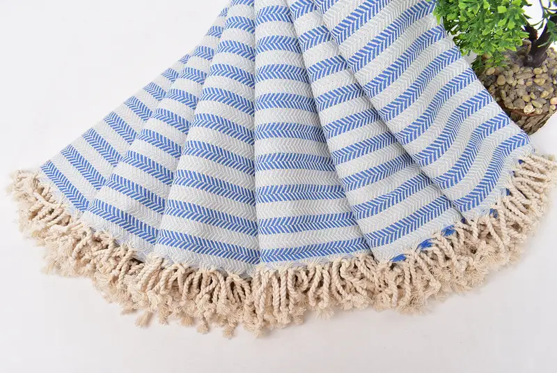 Home Decor Gifts, Custom Wedding Towel, Beach towel, Beach Size Towel, Personalized Gifts, 70x40 Cotton Herringbone Towel, Wedding Shower Gift - 4