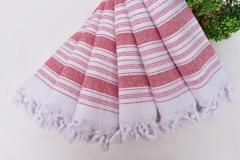 Embroidery Towels, Monogrammed Beach Towel, Bachelor Gifts, Beach towel, Travel Towel, 68x32 Cotton Striped Towel, Turkish beach towel with fringe - 4