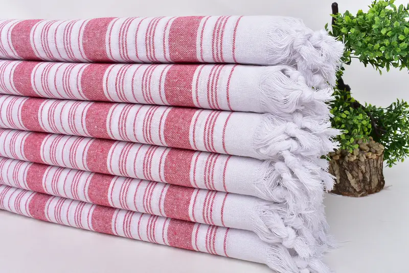 Embroidery Towels, Monogrammed Beach Towel, Bachelor Gifts, Beach towel, Travel Towel, 68x32 Cotton Striped Towel, Turkish beach towel with fringe - 3