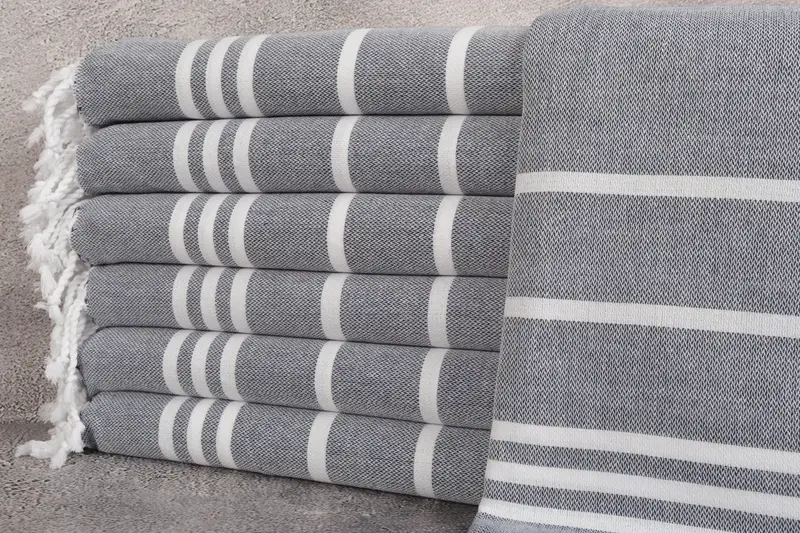 Decorative Towel, Bachelor Gifts, Bridal Shower Gifts, 70x40 Cotton Striped Towel, Monogram Beach Towel, Lightweight Turkish towel, Monogram Towels - 1