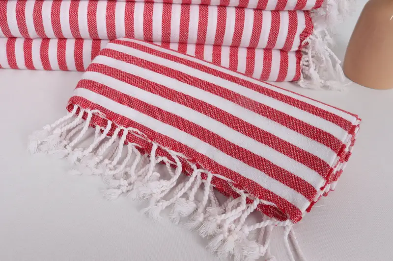 Bridesmaid Gifts, Bachelorette Gifts, Monogram Hand Towel, Gifts For Him, Bathroom Towels, Bachelorette Towel, 48x40 Cotton Striped Towel - 4