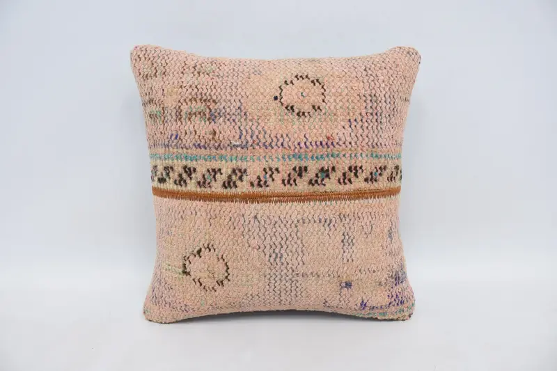 16x16 Blue Cushion Case, Pillow, Home Decor Pillow, Armchair Pillow Sham, Pillow for Couch, Pillow for Sofa, Colorful Cushion Cover - 1