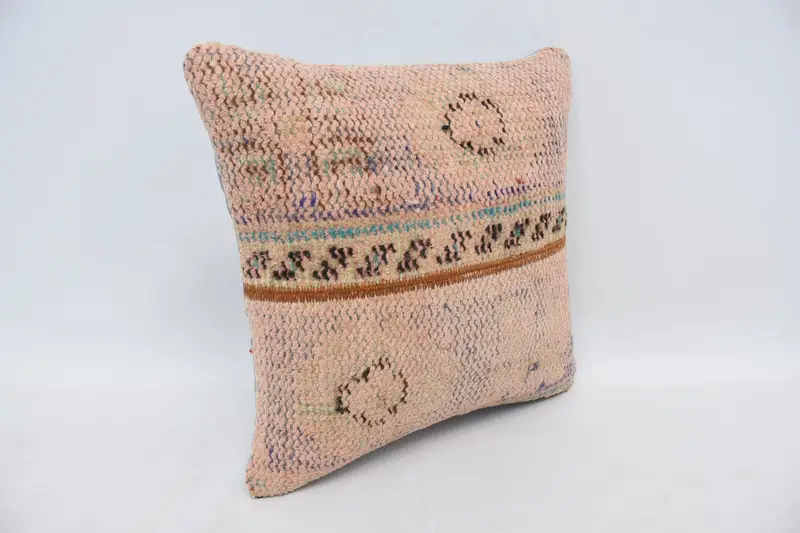 16x16 Blue Cushion Case, Pillow, Home Decor Pillow, Armchair Pillow Sham, Pillow for Couch, Pillow for Sofa, Colorful Cushion Cover - 3