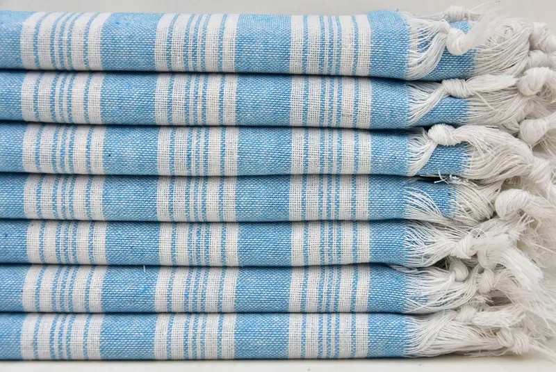 Custom Wedding Gifts, Holiday Towel, 70x40 Cotton Striped Towel, Thin towel, Handmade Gift, Wedding Towel, Personalize Gift, Bachelor Party Favors - 2