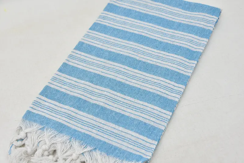 Custom Wedding Gifts, Holiday Towel, 70x40 Cotton Striped Towel, Thin towel, Handmade Gift, Wedding Towel, Personalize Gift, Bachelor Party Favors - 4