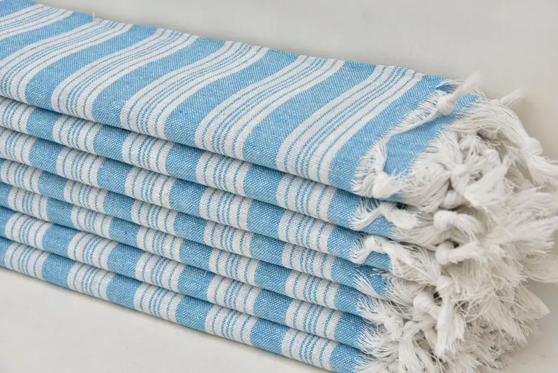 Custom Wedding Gifts, Holiday Towel, 70x40 Cotton Striped Towel, Thin towel, Handmade Gift, Wedding Towel, Personalize Gift, Bachelor Party Favors - 3