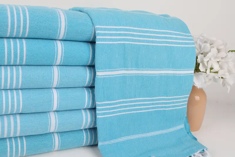 Custom Wedding Gift, 70x40 Cotton Striped Towel, Summer Gift, Quick-Dry Beach Towel, Employee Gifts, Turkish Bath Towel Set, Turkish Bath Towel USA - 2