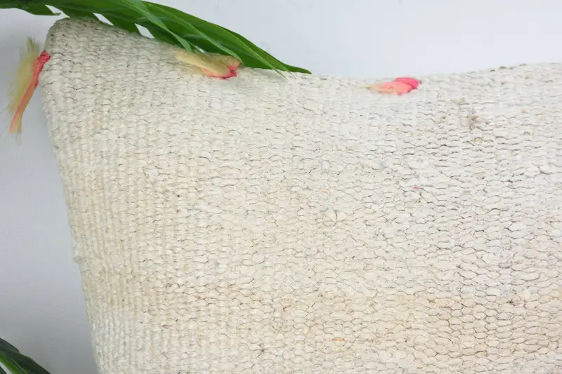 16x16 White Cushion Case, Pillow, Ikat Pillow Cover, Pillow for Couch, Handmade Kilim Cushion, Decorative Bolster Pillow Case, Gift Pillow - 2