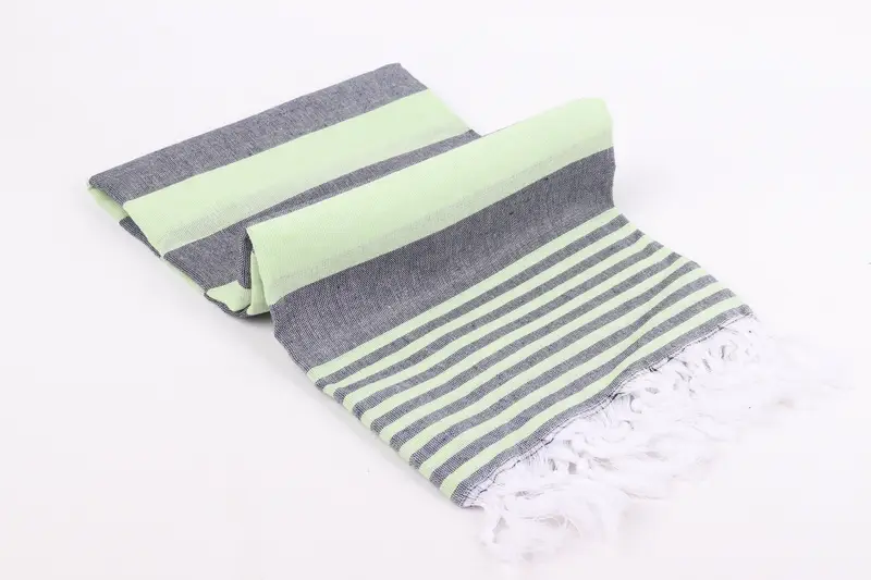 Bachelor Towel, Sand-resistant towel, 68x36 Cotton Striped Towel, Wedding Gift, Spa Gift, Large Turkish Towel, Large Beach Towel Personalized - 6