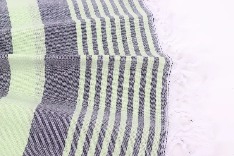 Bachelor Towel, Sand-resistant towel, 68x36 Cotton Striped Towel, Wedding Gift, Spa Gift, Large Turkish Towel, Large Beach Towel Personalized - 8