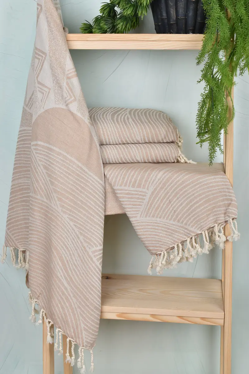 Hammam Towel USA, 70x38 Cotton Striped Design Towel, Unique Gift, Custom Towel, Large Turkish Towel, Custom Wedding Towel, Bridal Shower Gift - 7