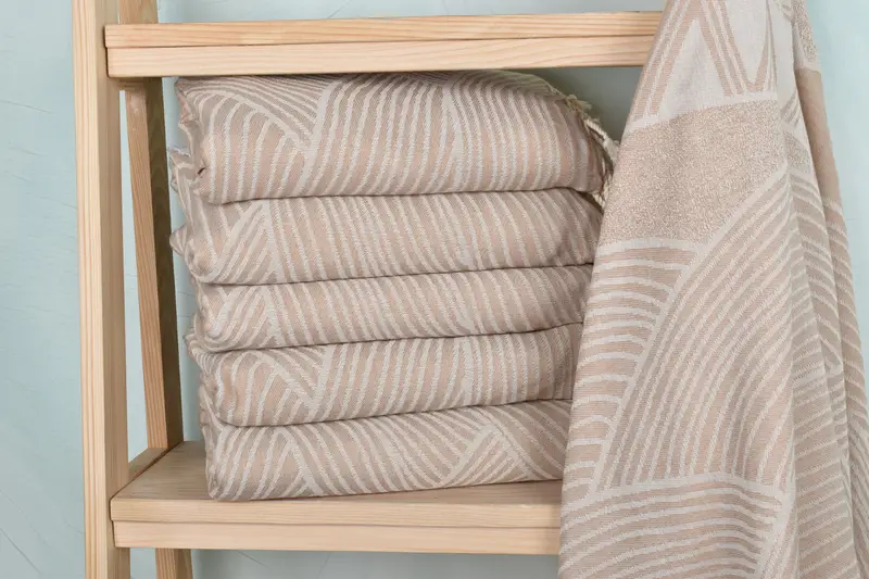 Hammam Towel USA, 70x38 Cotton Striped Design Towel, Unique Gift, Custom Towel, Large Turkish Towel, Custom Wedding Towel, Bridal Shower Gift - 2