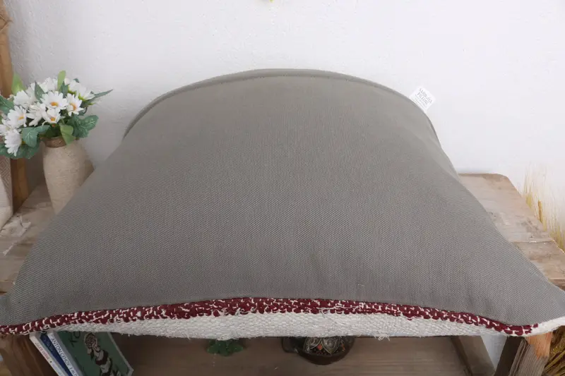 Pillow for Couch, Vintage Pillow, Home Decor Pillow, 20x20 White Pillow Sham, Pillow Sham, Pastel Pillow Cover, Kilim Pillow - 7