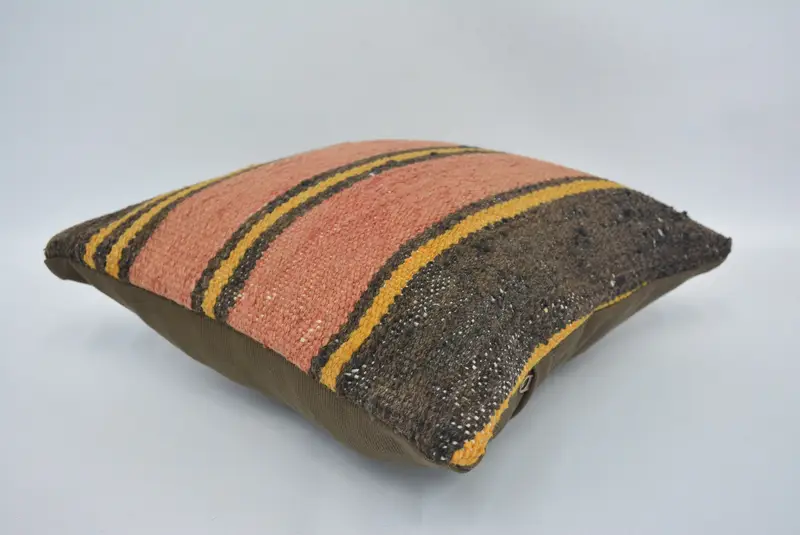 Terrasse Kissengehäuse, Kissenbedeckung, Boho -Kissenscheinabdeckung, antike Kissen, 12x12 Rote Kissen, Boho -Wurfkissen, Sofa -Kissenabdeckung, Boho -Kissen - 6