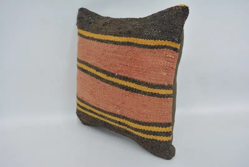 Terrasse Kissengehäuse, Kissenbedeckung, Boho -Kissenscheinabdeckung, antike Kissen, 12x12 Rote Kissen, Boho -Wurfkissen, Sofa -Kissenabdeckung, Boho -Kissen - 4