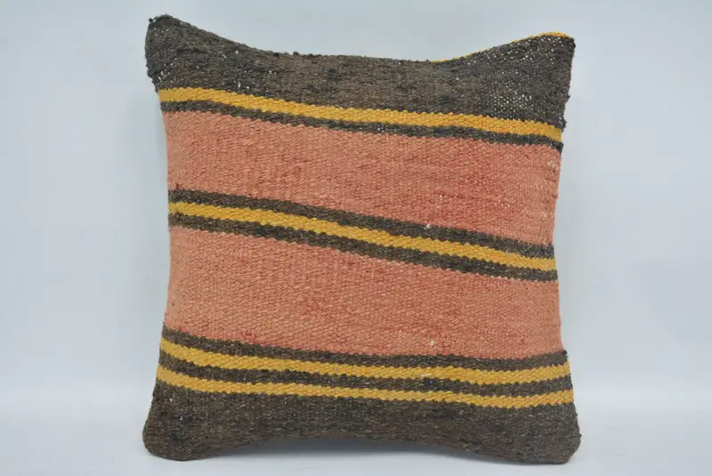Terrasse Kissengehäuse, Kissenbedeckung, Boho -Kissenscheinabdeckung, antike Kissen, 12x12 Rote Kissen, Boho -Wurfkissen, Sofa -Kissenabdeckung, Boho -Kissen - 1