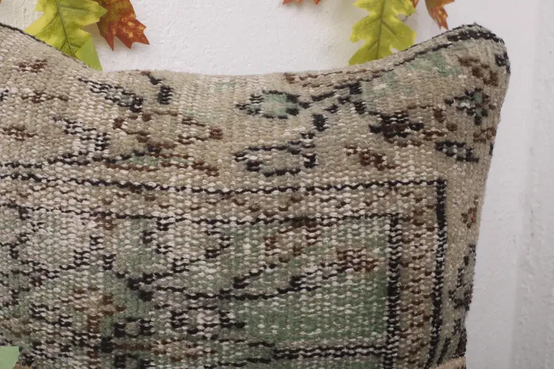 Pillow Sham, Interior Designer Pillow, 16x16 Brown Cushion, Armchair Pillow Case, Ethnic Throw Cushion Cover, Boho Pillow, Boho Pillow Sham Cover - 5
