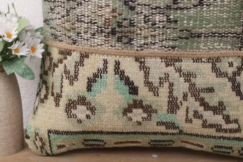 Pillow Sham, Interior Designer Pillow, 16x16 Brown Cushion, Armchair Pillow Case, Ethnic Throw Cushion Cover, Boho Pillow, Boho Pillow Sham Cover - 3