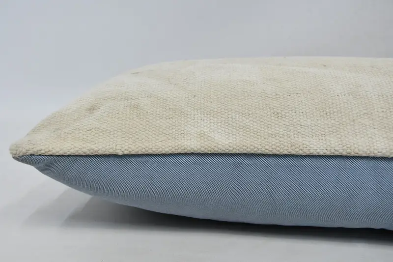 Vintage Kilim Pillow, Pillow Cover, Shabby Chic Pillow, Turkish Pillow, Vintage Kilim Throw Pillow, 12x48 Beige Cushion Case - 6