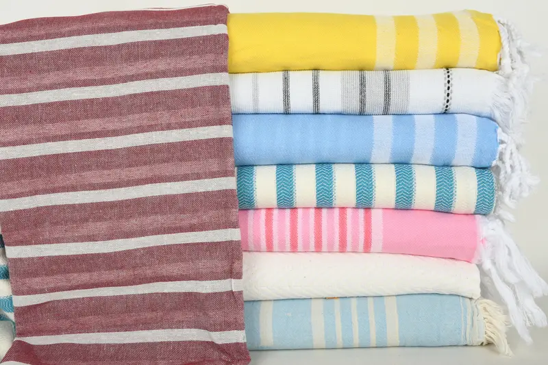 Gift For Her, Wedding For Favor, Beach Towel Gift, 70x40 Cotton Set of 8 Towel, Turkish Towel Beach Towel, Turkish hand towel, Decorative Towel - 1