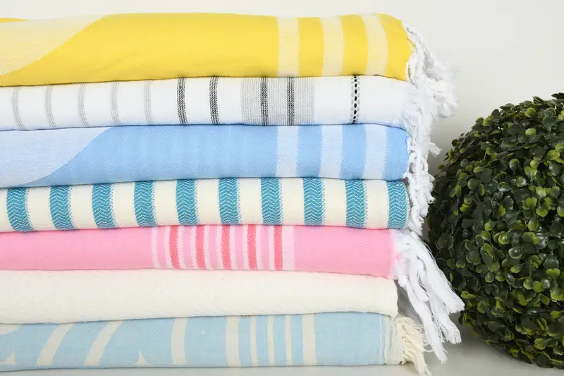 Gift For Her, Wedding For Favor, Beach Towel Gift, 70x40 Cotton Set of 8 Towel, Turkish Towel Beach Towel, Turkish hand towel, Decorative Towel - 3