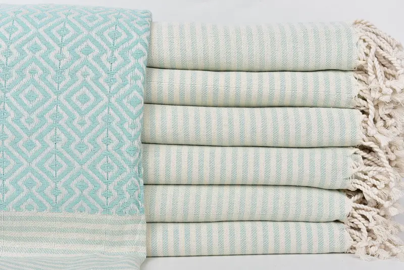 Family Gift Basket, Kids Beach Towel, Gift For Him, Wedding Day Gift For Bride, Wedding Gifts Towel, Turkish hand towel, 76x38 Cotton Diamond Towel - 1
