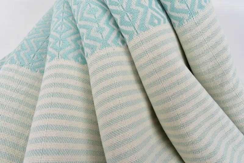 Family Gift Basket, Kids Beach Towel, Gift For Him, Wedding Day Gift For Bride, Wedding Gifts Towel, Turkish hand towel, 76x38 Cotton Diamond Towel - 5