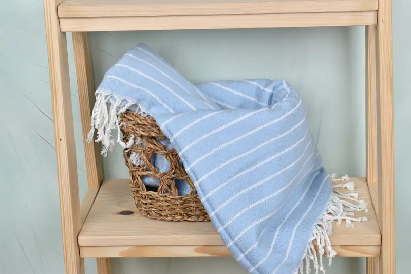 Turkish bath towel, Kids Beach Towel, Bathroom Towel, Quick-Dry Beach Towel, Large Turkish Towel, 70x40 Cotton Striped Towel, Girl Trip Party Favor - 4