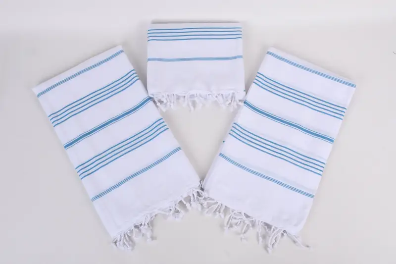 Scarf Towel, Gift For Him, Turkish Towel Beach, Xmas Gifts, Sand-free peshtemal towel for the beach, 70x40 Cotton Striped Towel, Bridesmaid Gifts - 6