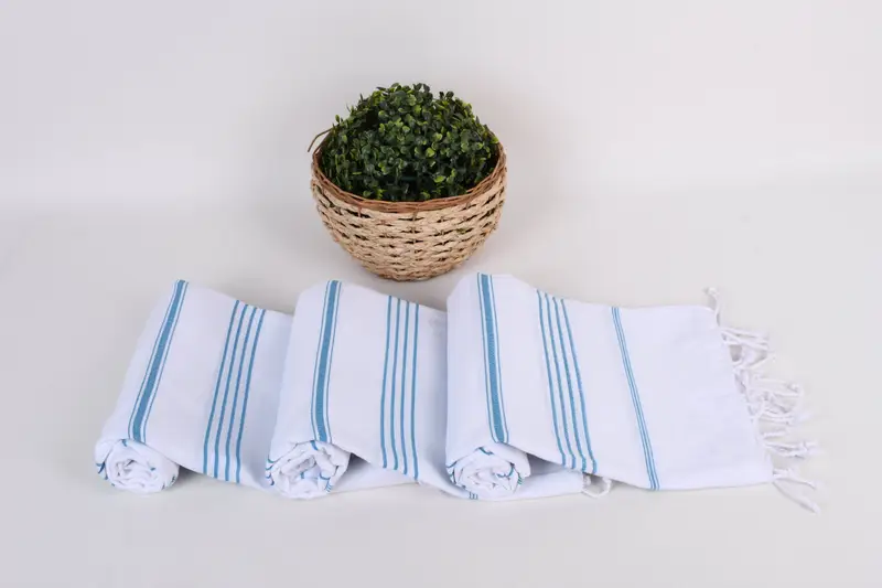 Scarf Towel, Gift For Him, Turkish Towel Beach, Xmas Gifts, Sand-free peshtemal towel for the beach, 70x40 Cotton Striped Towel, Bridesmaid Gifts - 8